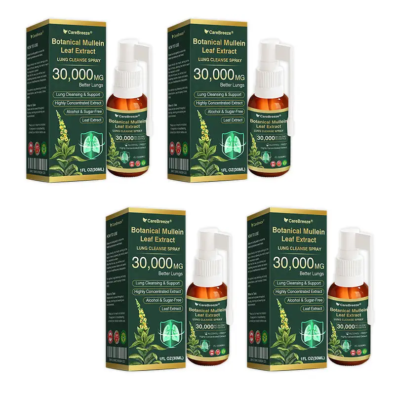 Botanical Mullein Leaf Extract Lung Cleanse Spray - Image 12