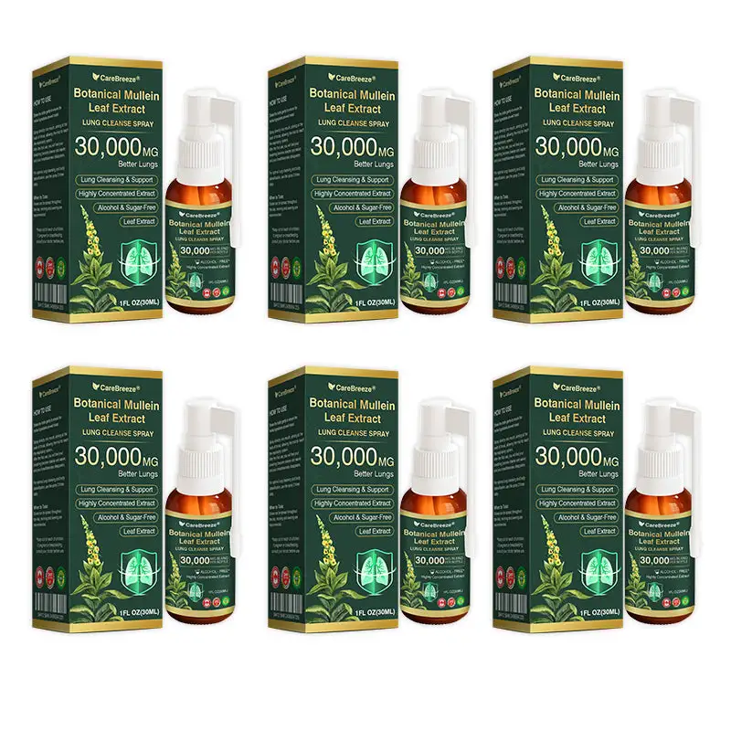 Botanical Mullein Leaf Extract Lung Cleanse Spray - Image 13