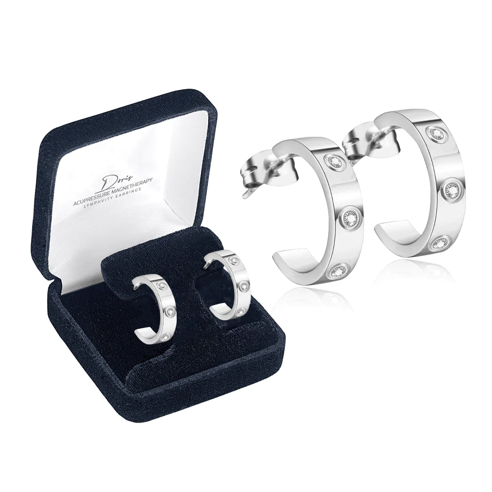Doris Acupressure Magnetherapy Lymphvity Earrings - Image 2