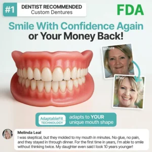Alternative view of 💗Ends Today: 70% OFF! Custom Custom-Fit Full Functional DenturesMake you more confident