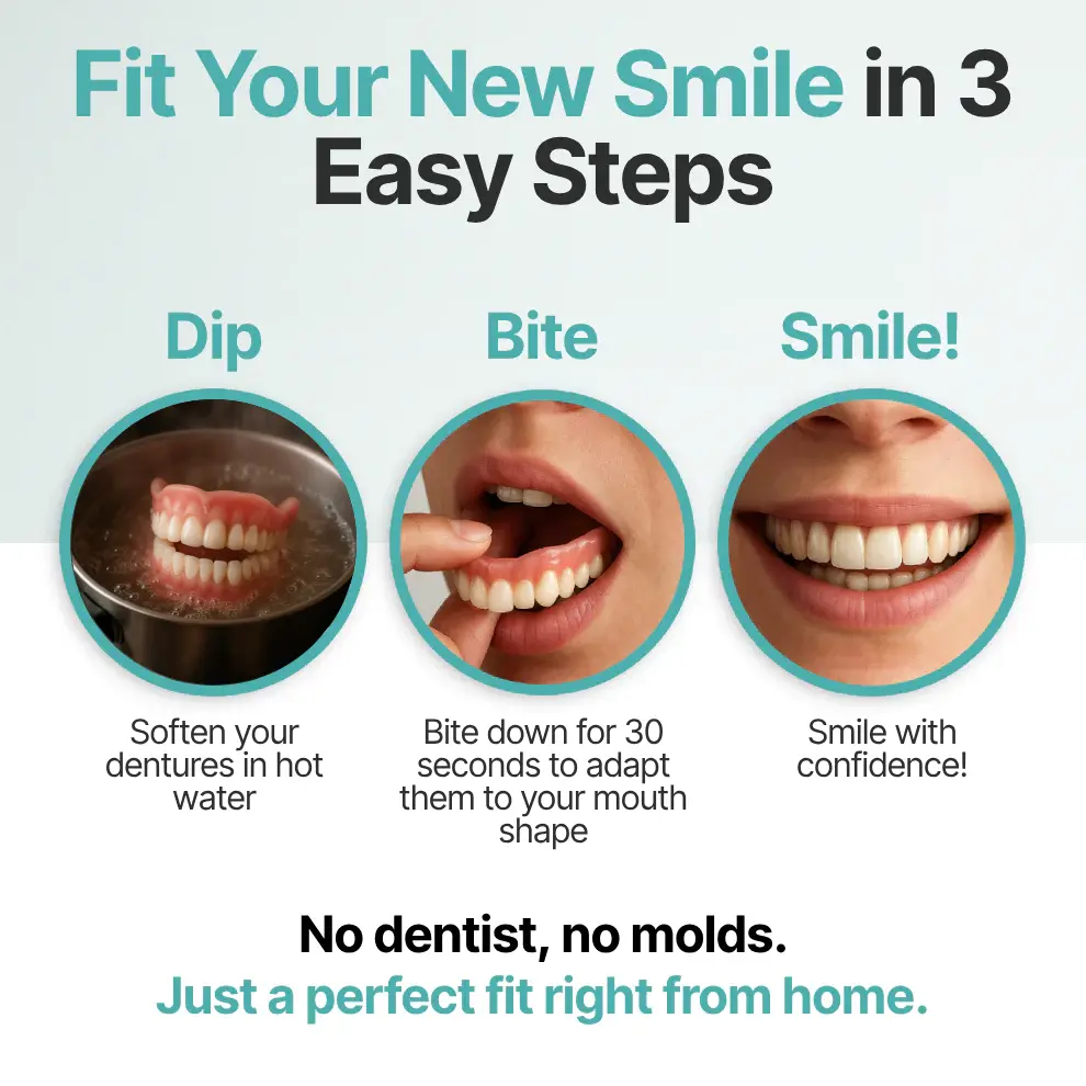 💗Ends Today: 70% OFF! Custom Custom-Fit Full Functional DenturesMake you more confident - Image 5