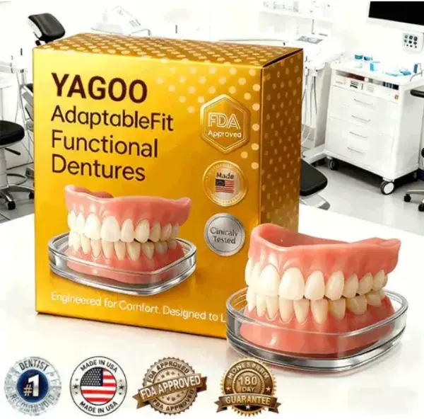 Ends Today: 70% OFF! Medical Full Denture with Strong Suction