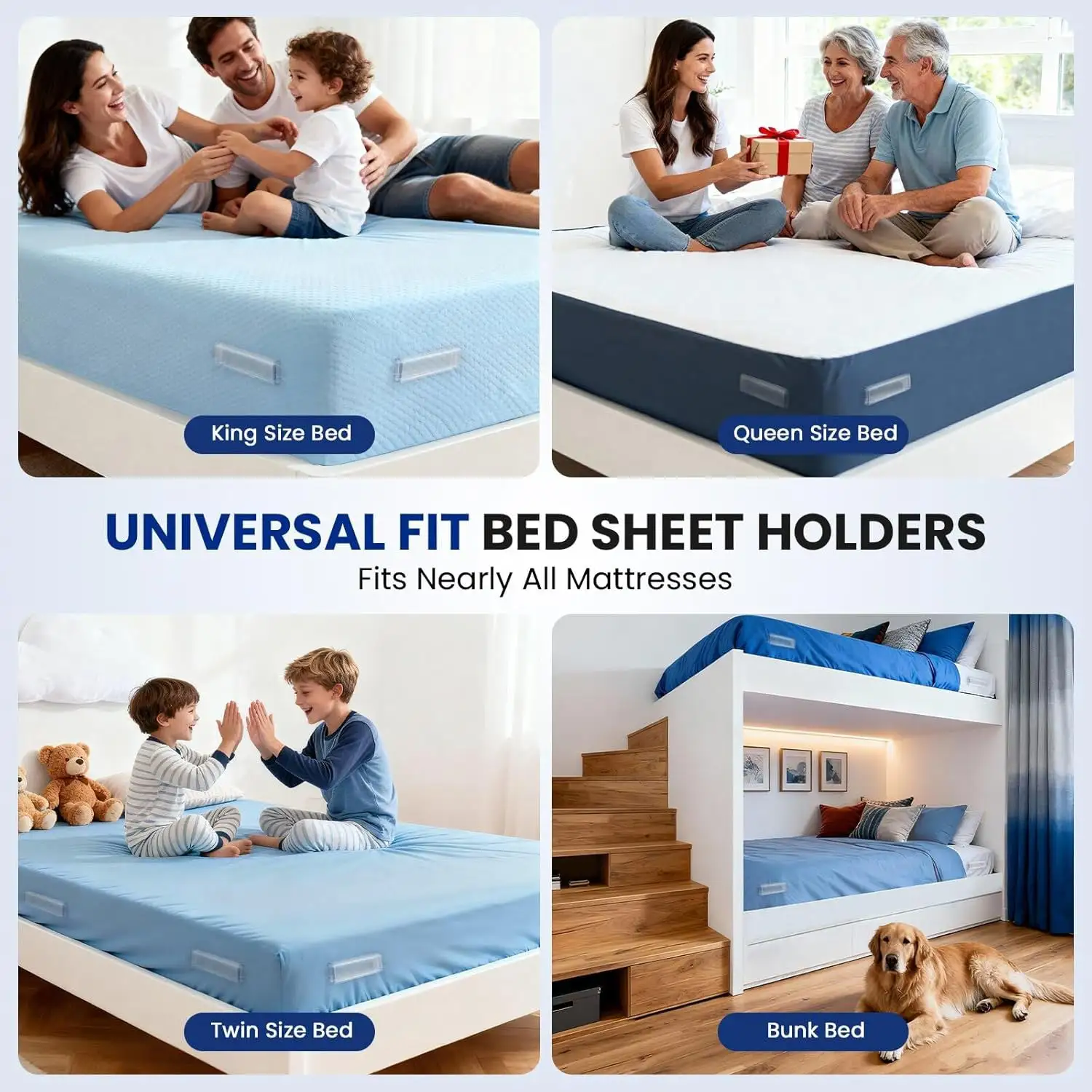 No-Slip Sheet Lock Holders (4PCs) - Image 10