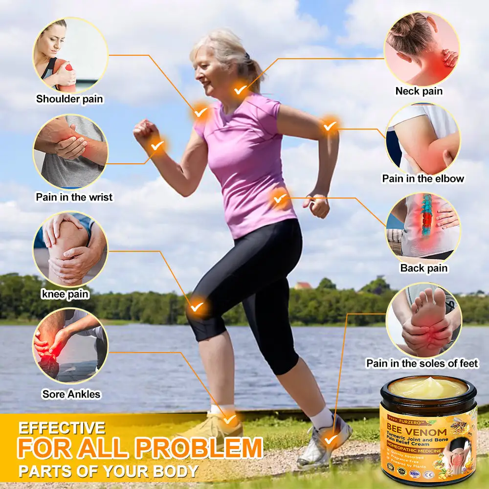Bee Venom & Turmeric Joint and Bone Pain Relief Cream - Image 10