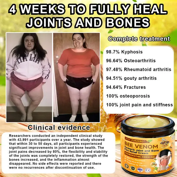 Bee Venom & Turmeric Joint and Bone Pain Relief Cream - Image 8