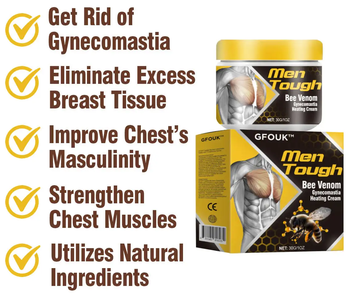 MenTough Bee Venom Gynecomastia Heating Cream - Image 4