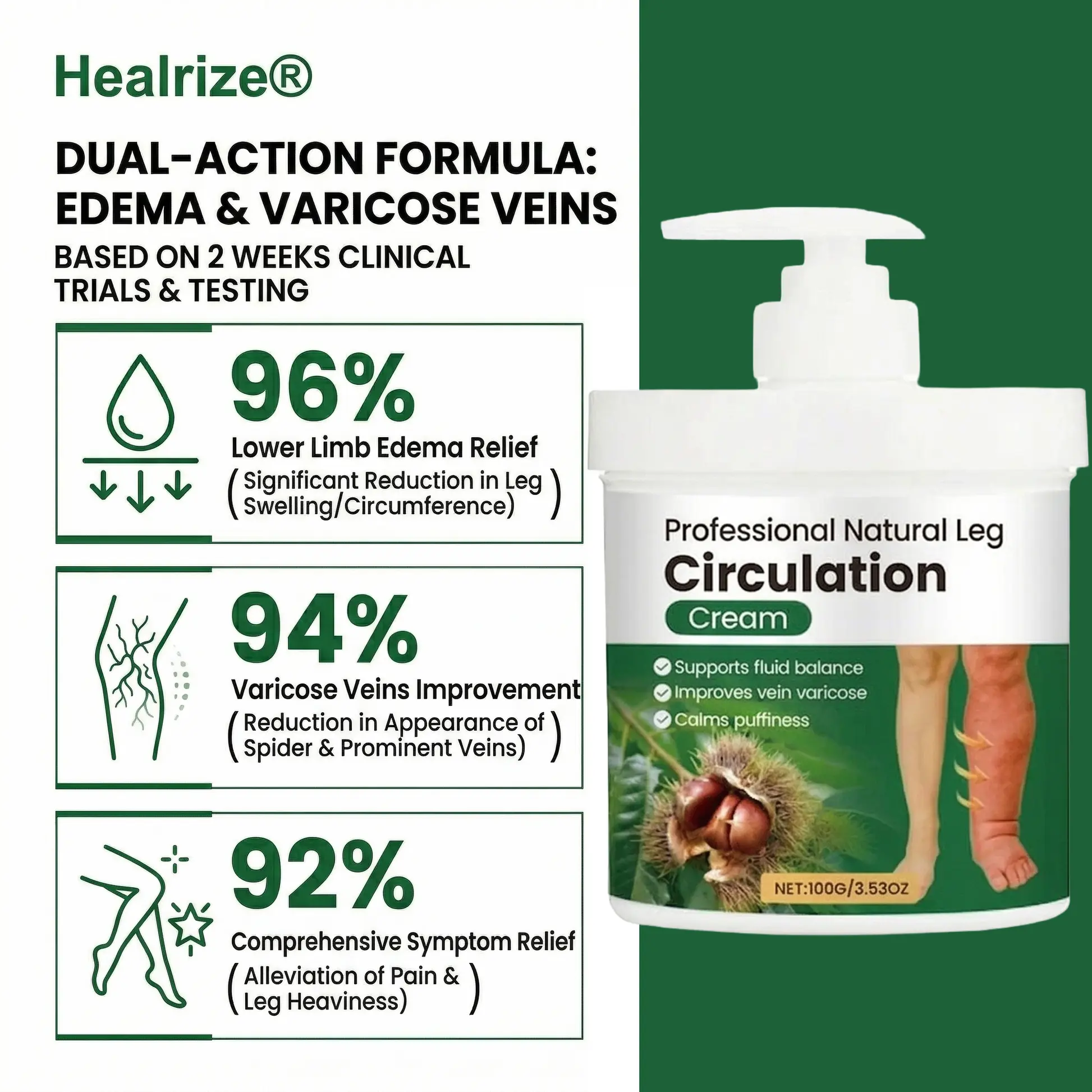 Professional Natural Leg Circulation Cream - Image 2