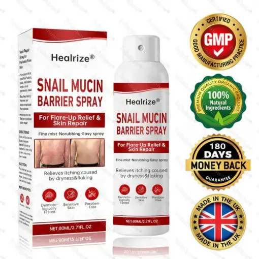 Snail Mucin Barrier Spray for Flare-Up Relief & Skin Repair