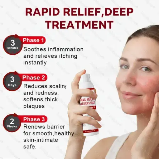Snail Mucin Barrier Spray for Flare-Up Relief & Skin Repair - Image 3