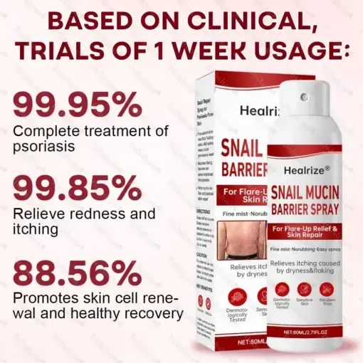 Snail Mucin Barrier Spray for Flare-Up Relief & Skin Repair - Image 8