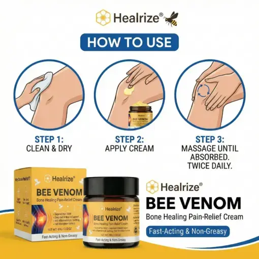 Bee Venom Bone Healing Pain-Relief Cream - Image 7