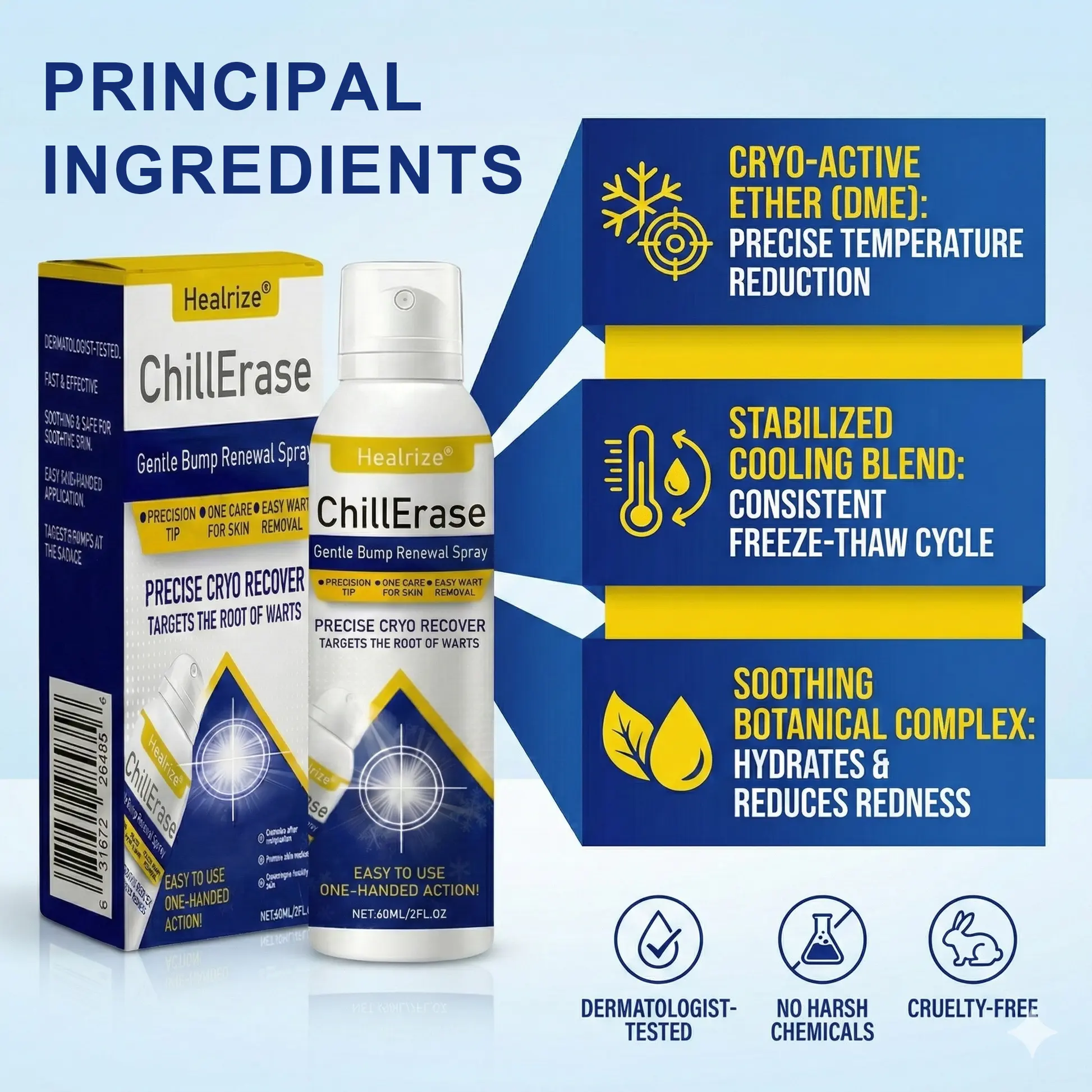 ChillErase Gentle Bump Renewal Spray✨ — Pain-Free, Acid-Free Gentle Wart Removal - Image 5