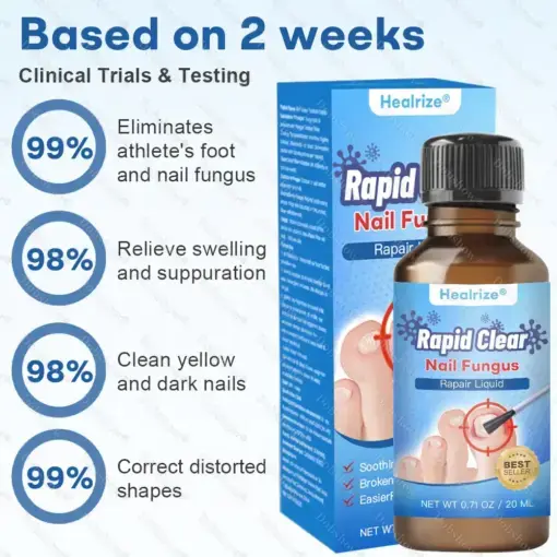 Nano Rapid Clear Nail Fungus Rapair Liquid Effective in 7 Days, Permanently Eliminates the Root - Image 9