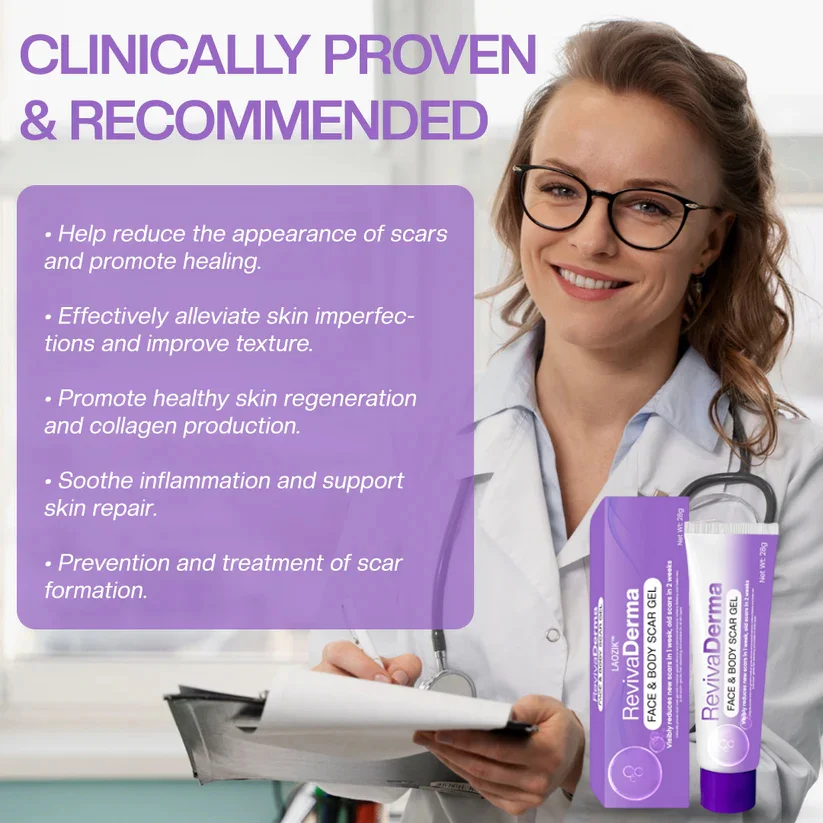 RevivaDerma Face & Body Scar Gel - Image 4