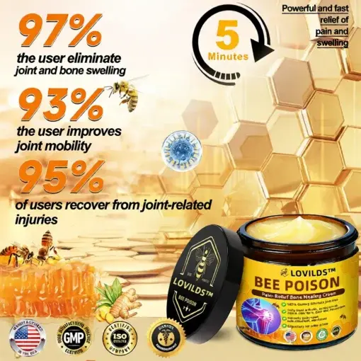 Bee Poison Pain-Relief Bone Healing Cream (Specially for older adults) - Image 2