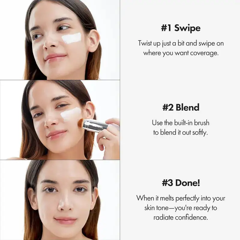 Medazy Color-Changing Cover Cream Stick Skincare meets makeup(0.45 oz) - Image 3
