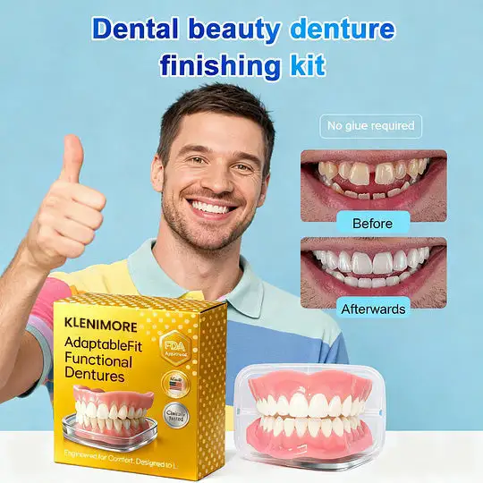 🌎Limited-Time Sale Ends Easter! Medical Full Denture with Strong Suctiond - Image 2