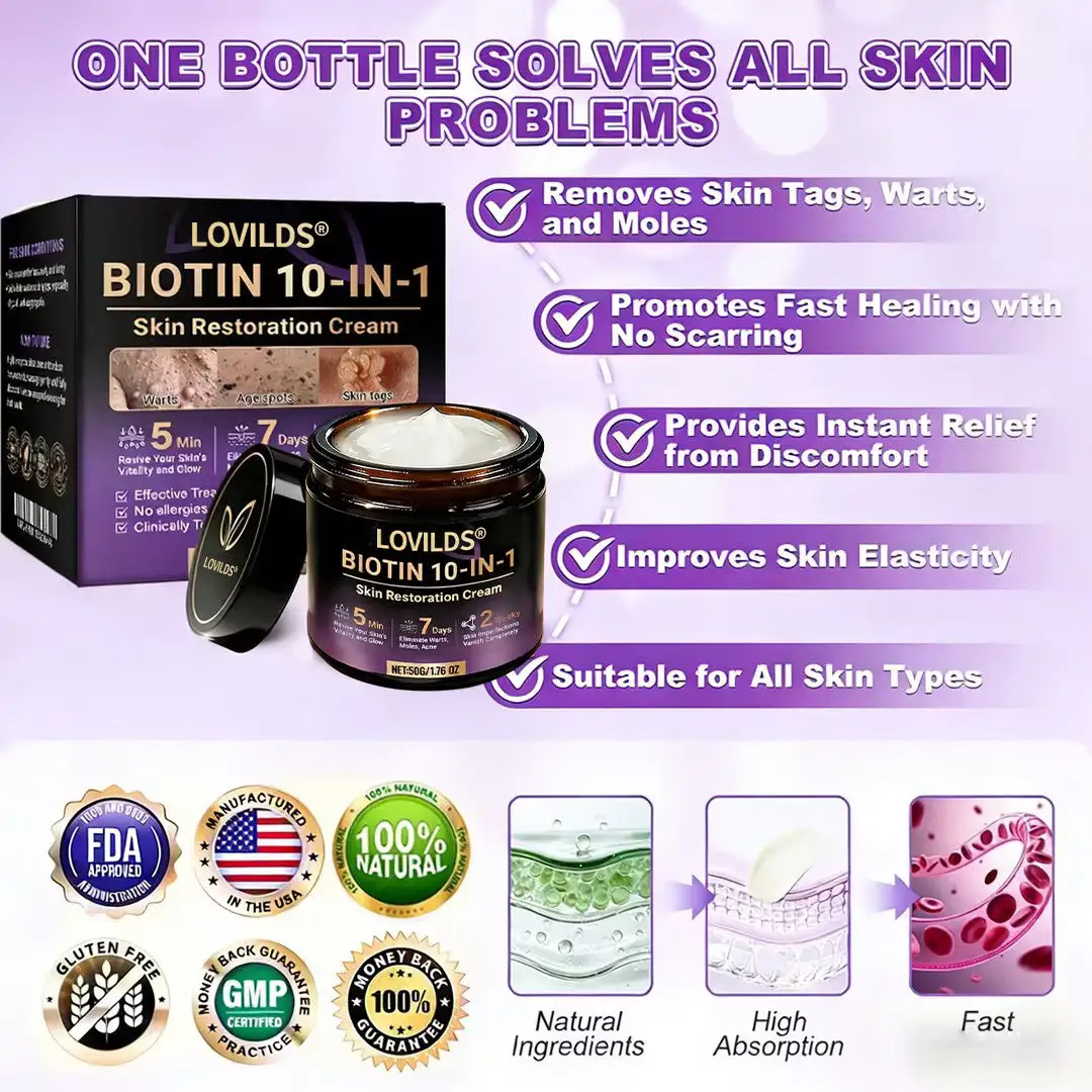 Biotin 10-in-1 Skin Restoration Cream - Image 8