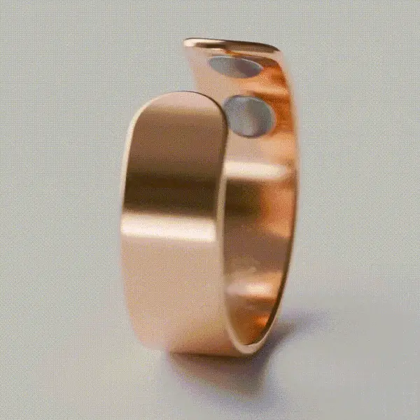 Magnetic Ring – Elegant Stainless Steel Ring – Magnet Rings - Image 4