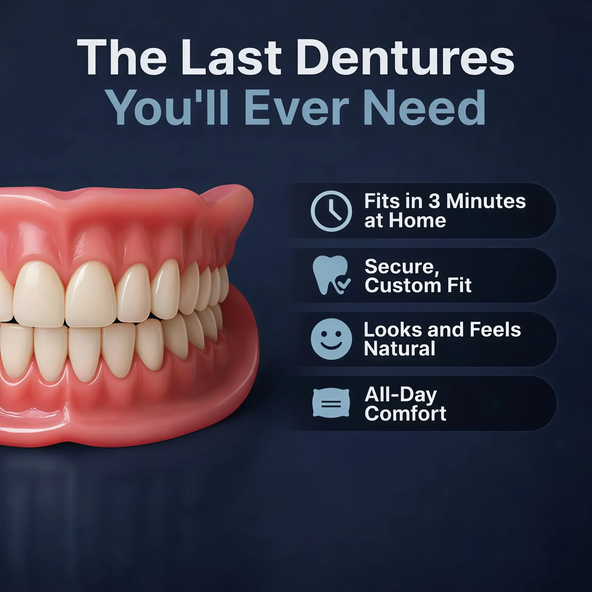 Newly upgraded second-generation complete dentures - Image 7