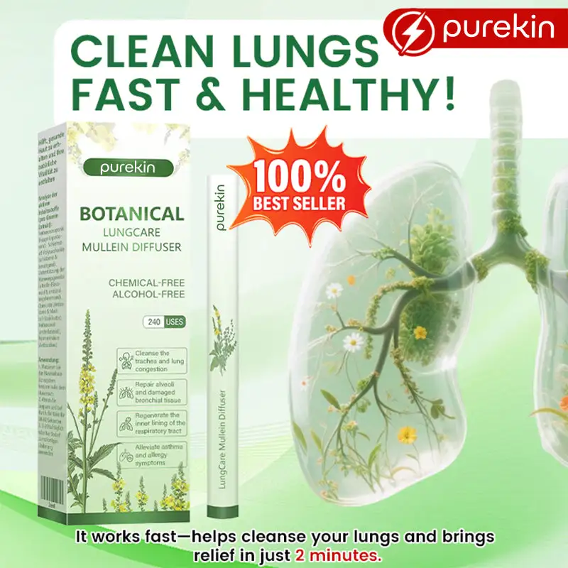 Purekin Botanical LungCare Mullein Diffuser