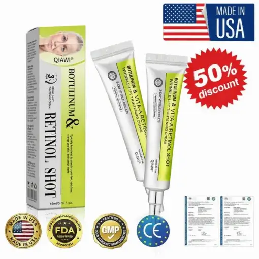 Advanced Peptide Botulinum-Style Vita-A Retinol Lifting Renewal Cream Today Only 70 OFF - Image 7