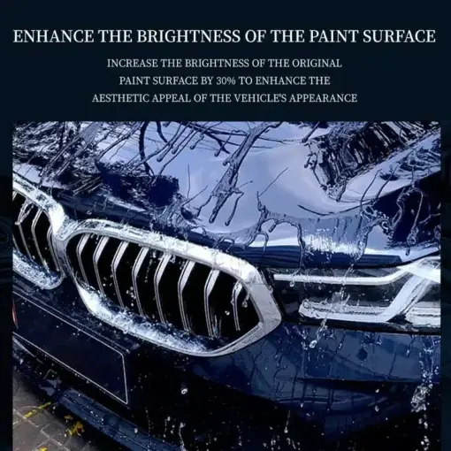 QIAWI Car Nano quick-coat-Advanced Automobile Quick-acting Coating Agent With Dust -Proof and Glazing Effects -Long Lasting Car Showroom gloss that LASTS 350ml - Image 3
