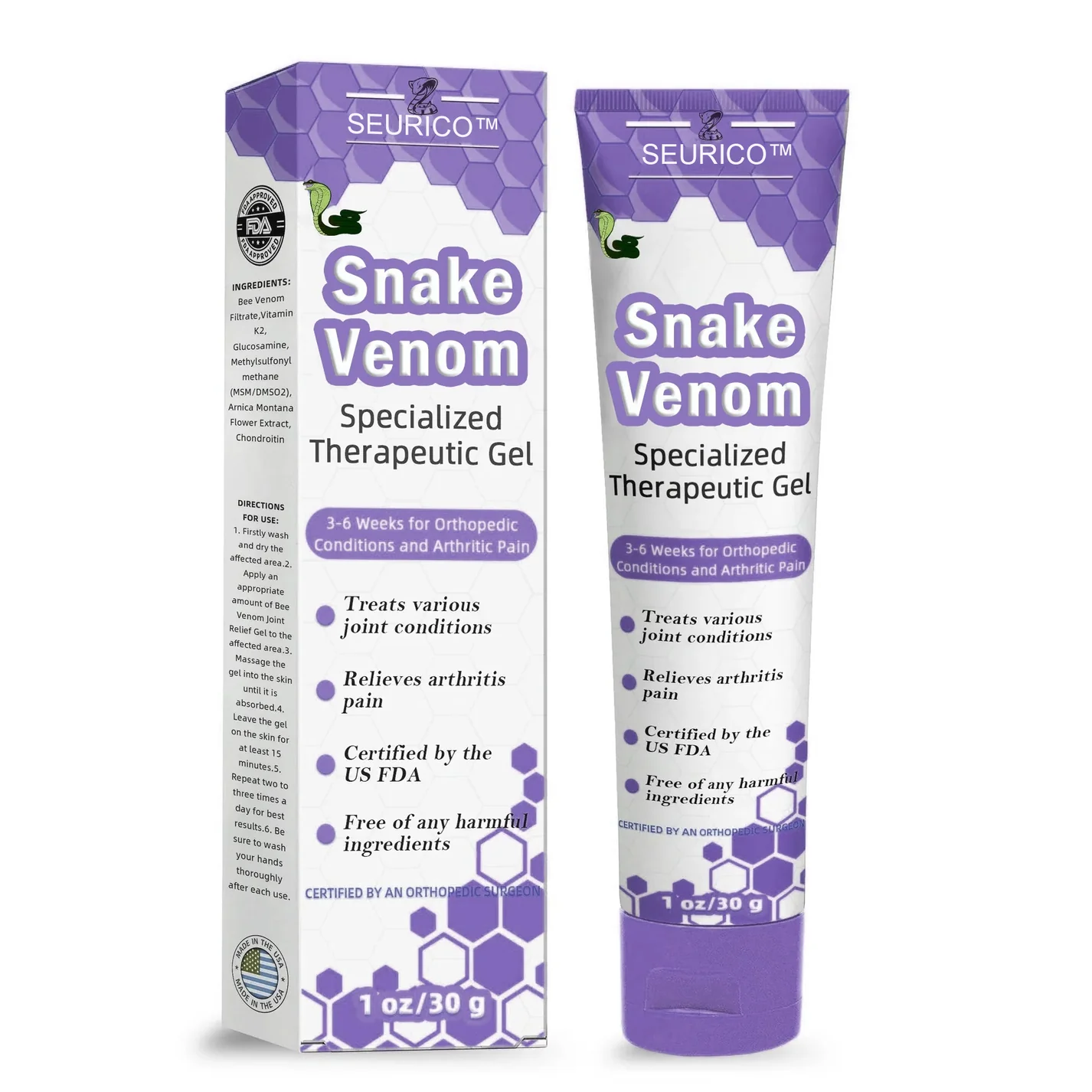 Snake Venom Joint Therapy Pain Relief Gel