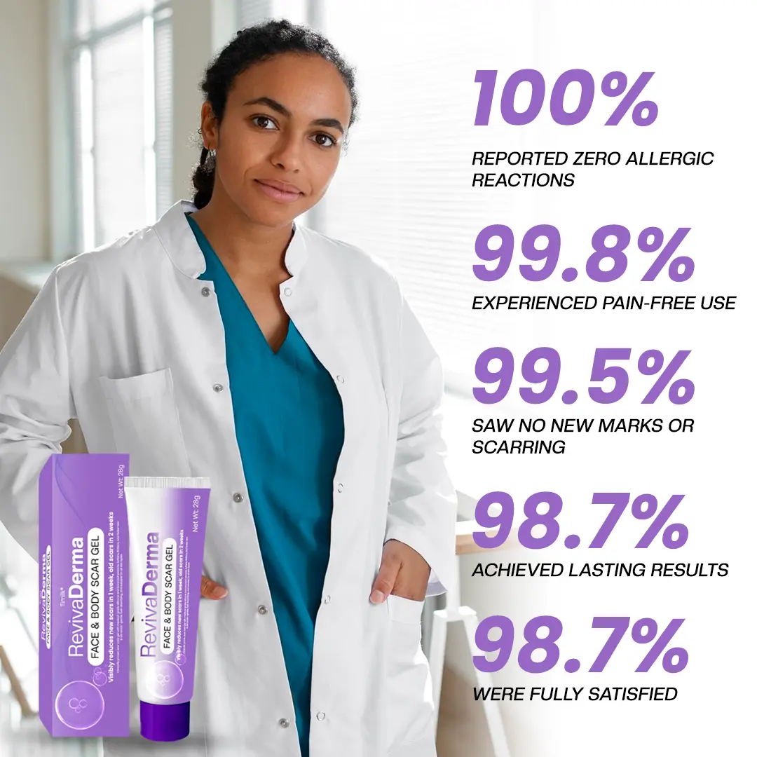 RevivaDerma Face & Body Scar Gel - Image 2