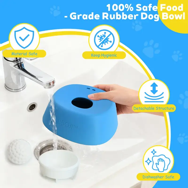 Vet-Recommended Slow Feeder Bowl for Dogs & Cats - Interactive Anti-Gulping Pet Dish for Healthy Tummies - Image 6