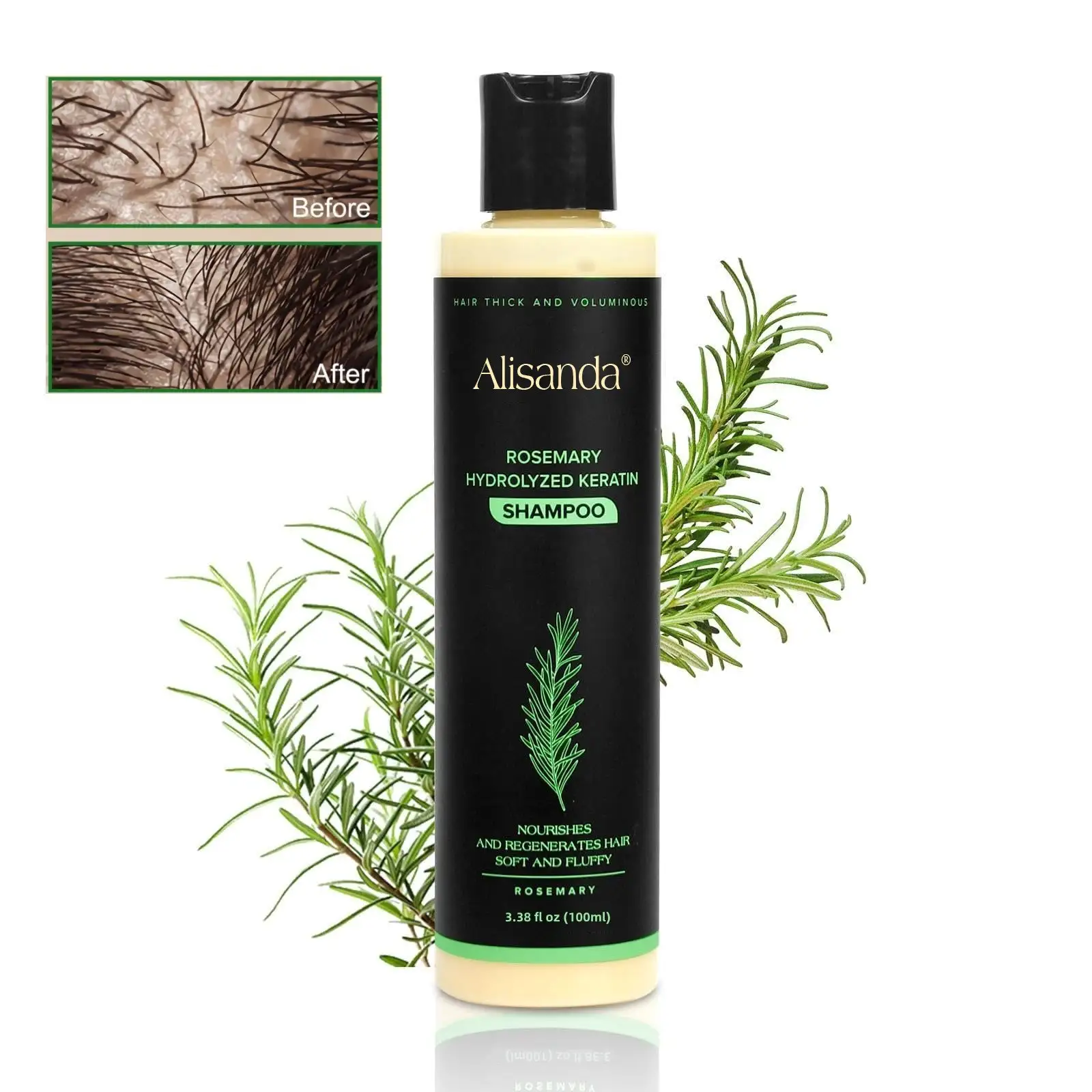 🔥**¡ÚLTIMO DÍA: 50% DE DESCUENTO!** - 🎅Champú orgánico de romero para el crecimiento del cabello