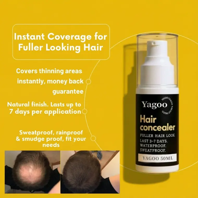 Yagoo Hair Concealer 50ML - Waterproof 3–7 days.