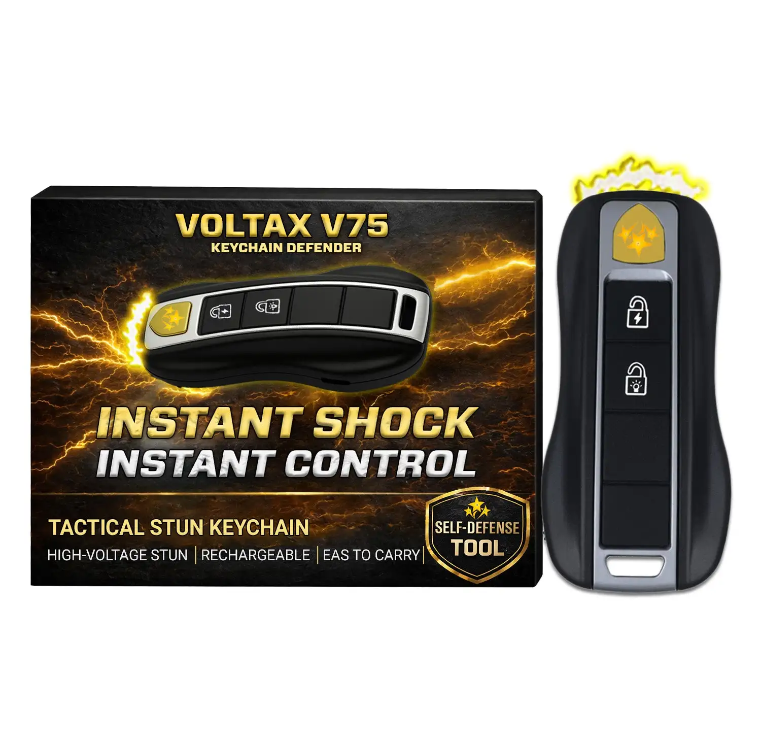 Voltax 75M Stun Car Keychain