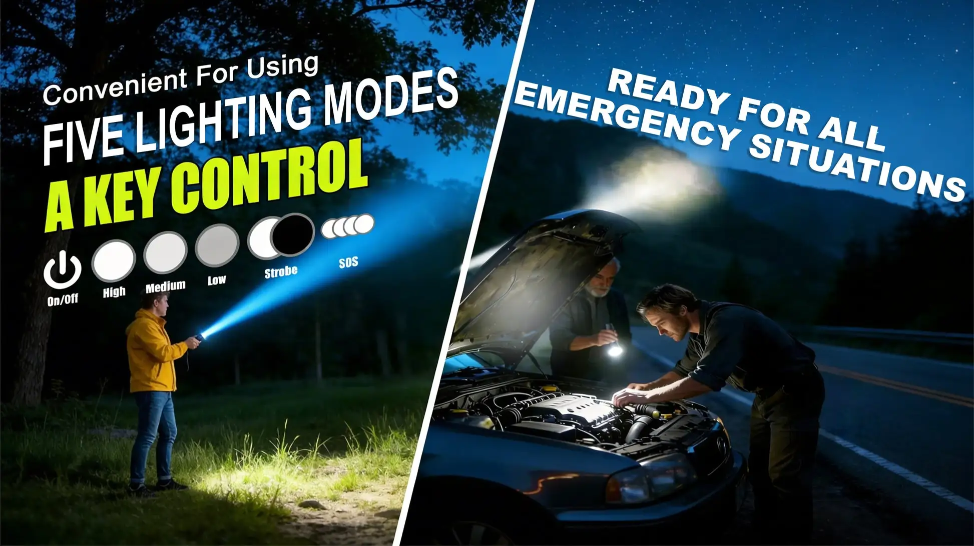 5 Modes Powerful Emergency Survival Flashlights - Image 7