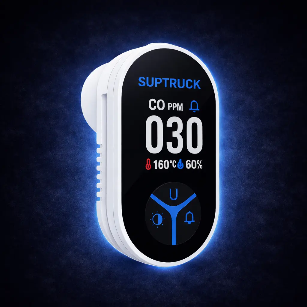SUPTRUCK 4in1 Safety CO Detector