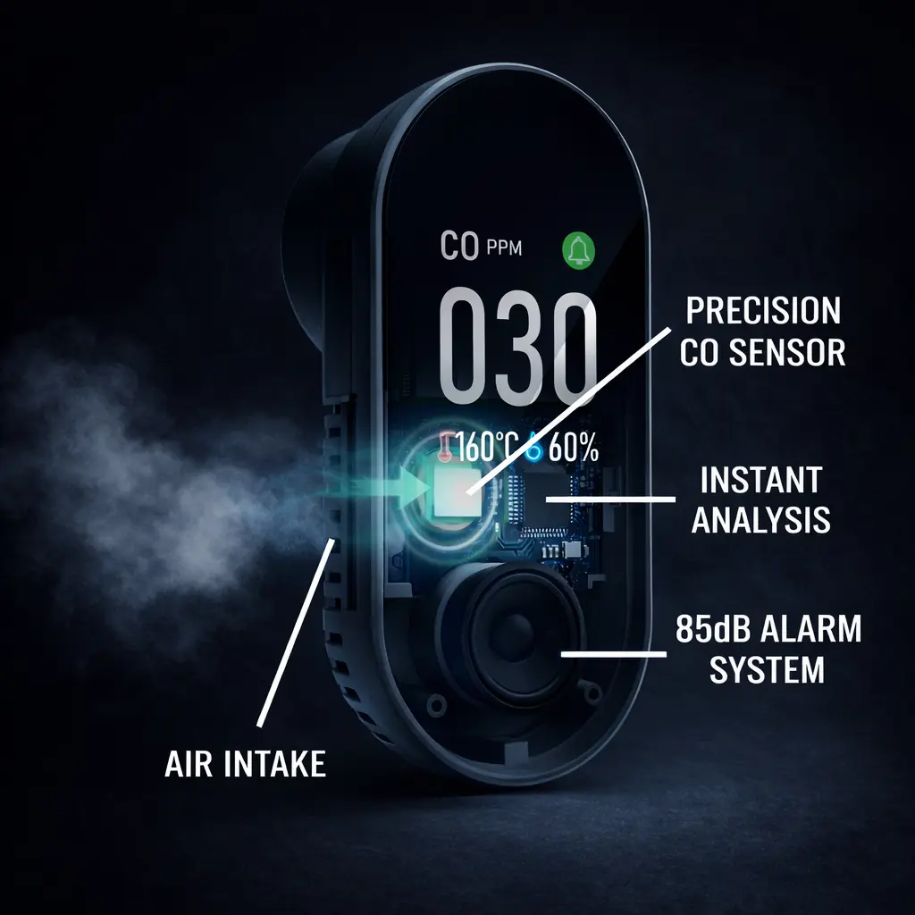 SUPTRUCK 4in1 Safety CO Detector - Image 4