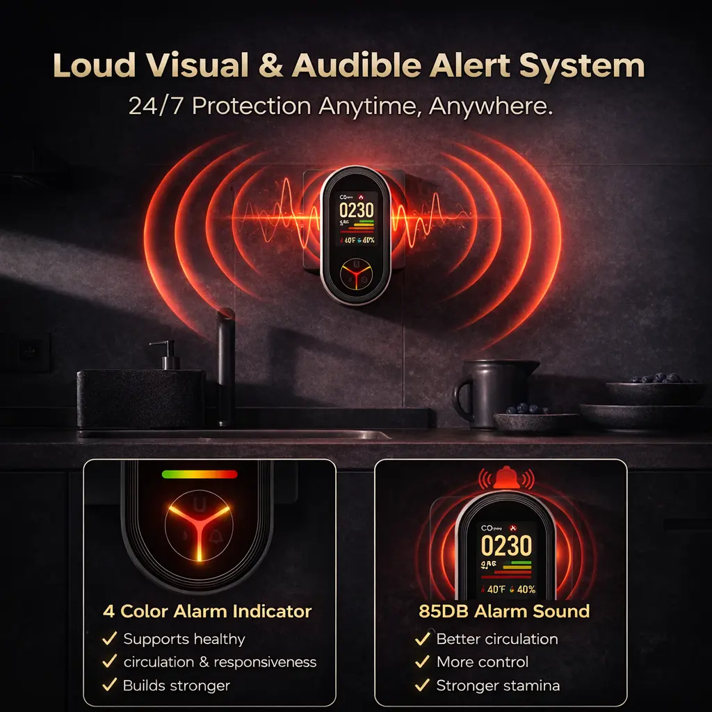 SUPTRUCK 4in1 Safety CO Detector - Image 5