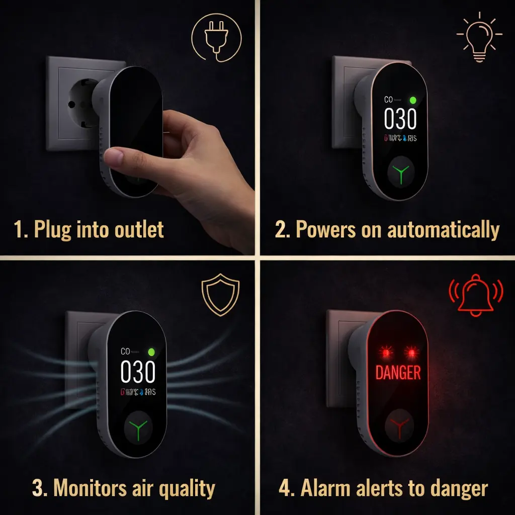 SUPTRUCK 4in1 Safety CO Detector - Image 6