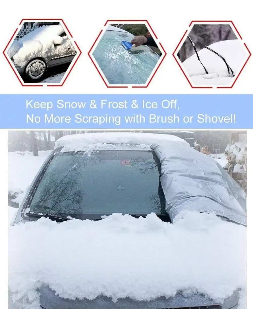 (🎄Early-Christmas Flash Sale🎄-48% OFF)Universal Premium Windshield Snow Cover Sunshade - Image 2