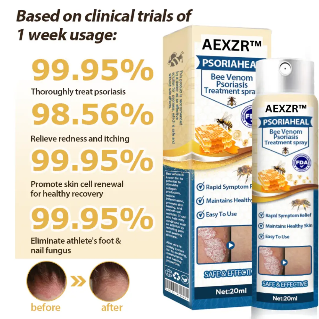 PsoriaHeal Bee Venom Psoriasis Treatment Spray - Image 2