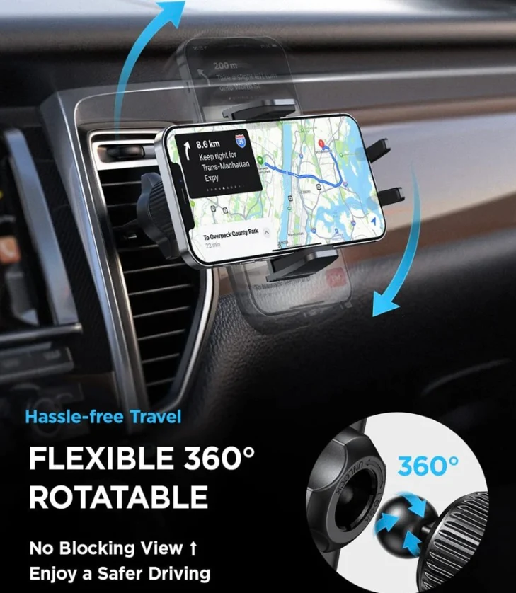 Air Vent Car Phone Mount Holder - Image 4
