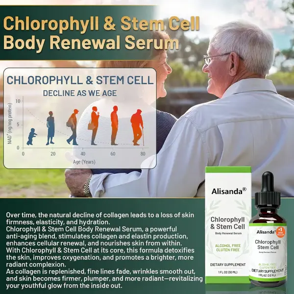 Chlorophyll & Stem Cell Body Rejuvenating Serum - Image 11