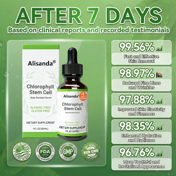 Chlorophyll & Stem Cell Body Rejuvenating Serum - Image 6