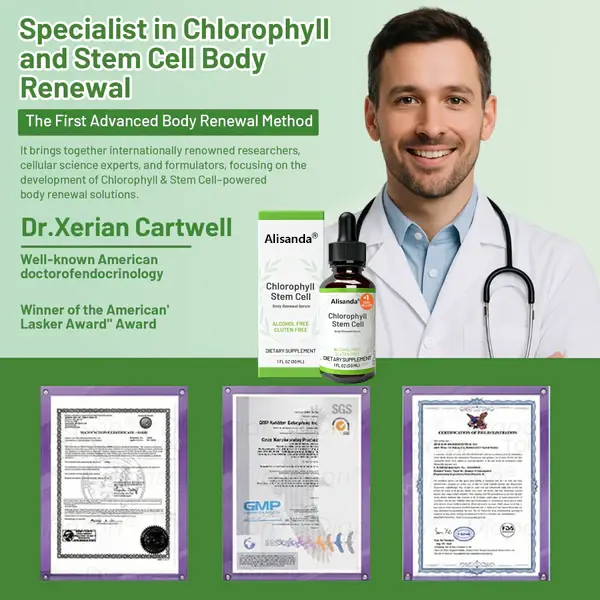 Chlorophyll & Stem Cell Body Rejuvenating Serum - Image 7
