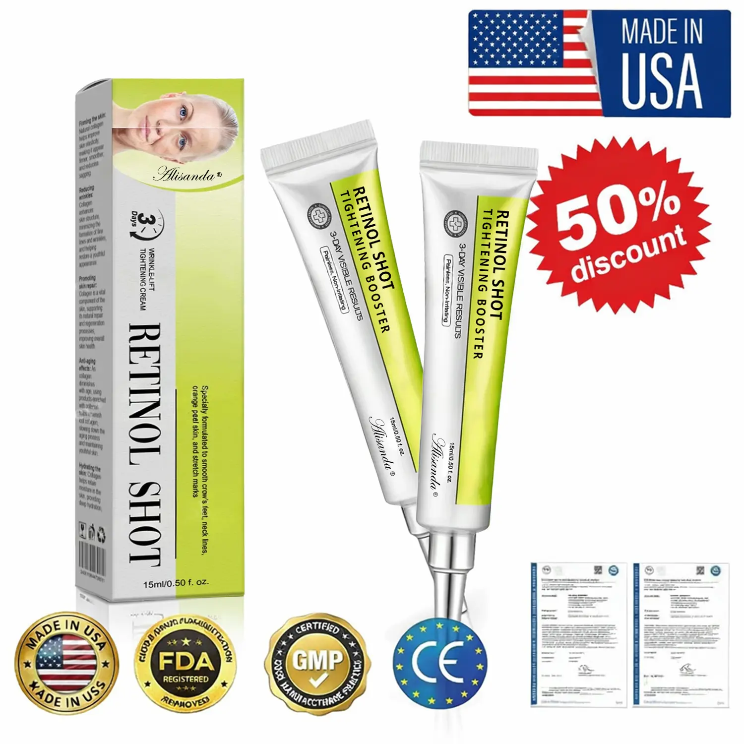 Neuro-Peptide & Retinol Wrinkle-Lift Firming Cream - Image 2