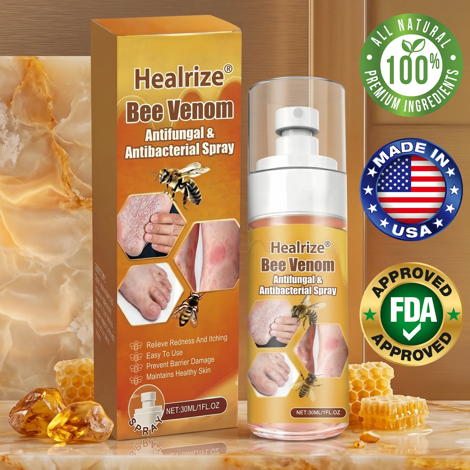 Bee Venom Antifungal & Antibacterial Spray