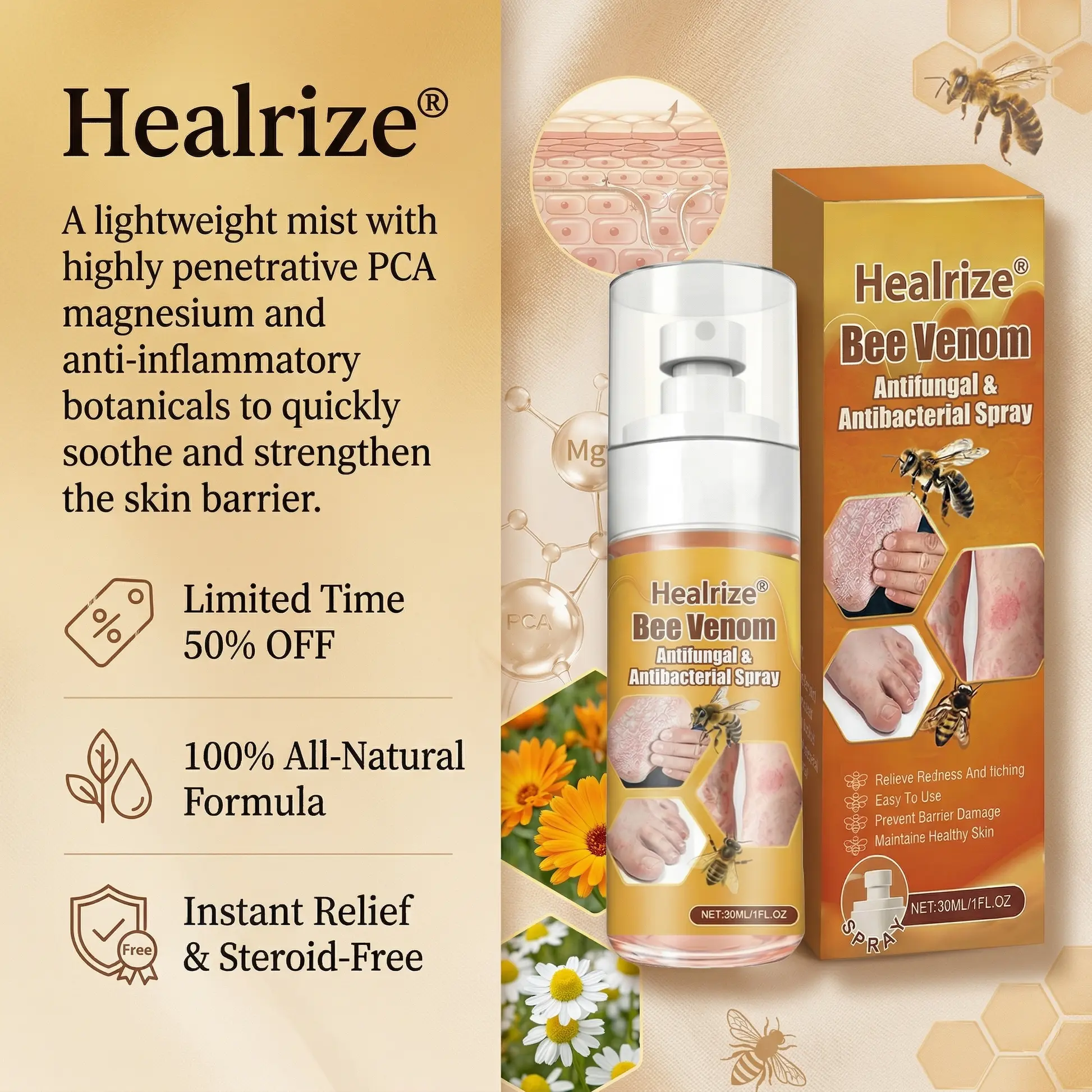 Bee Venom Antifungal & Antibacterial Spray - Image 7