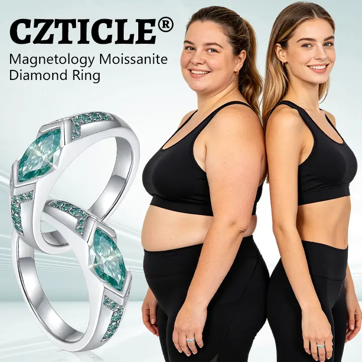 Magnetology Moissanite Diamond Ring