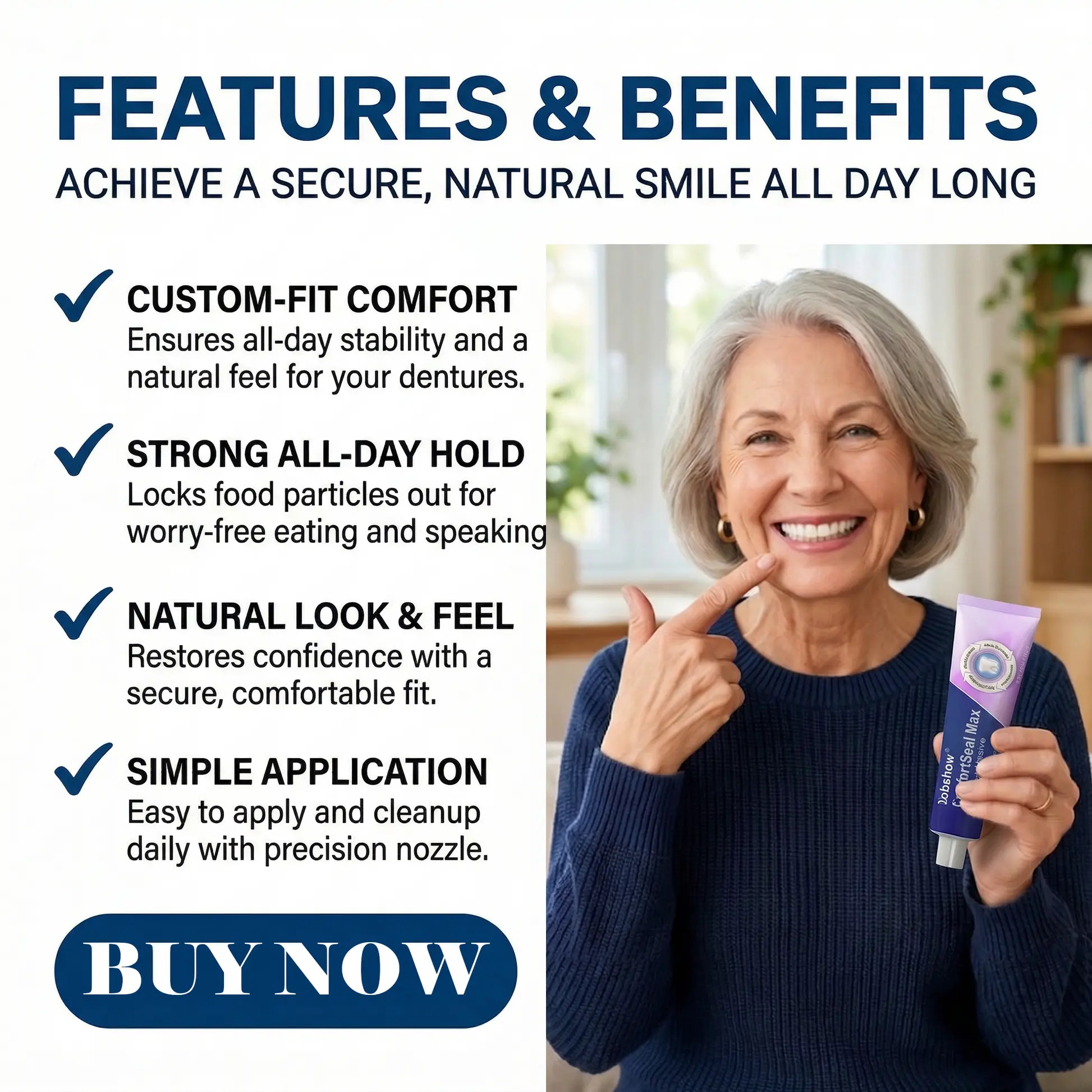 ComfortSeal Max Denture Adhesive - Image 6