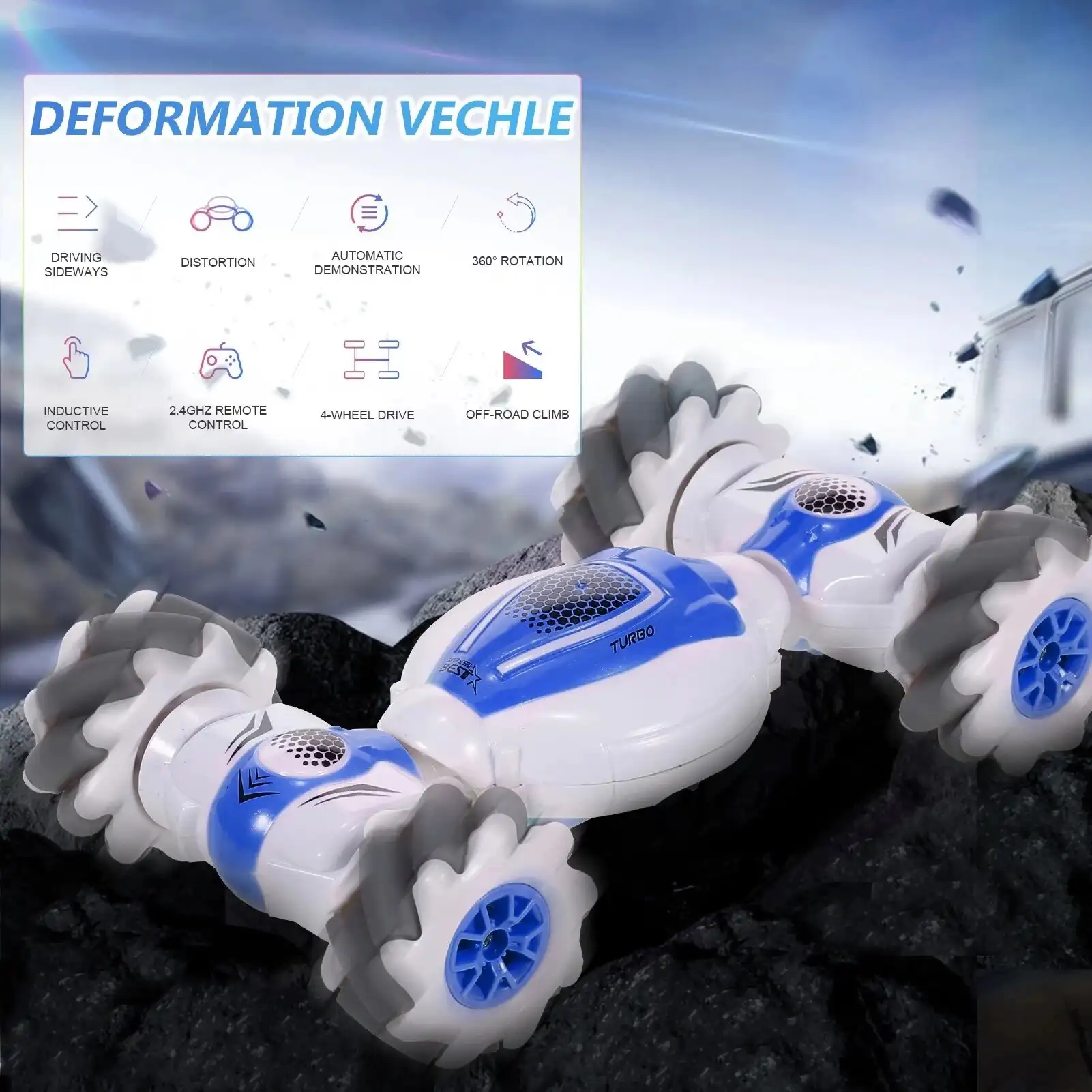 Gesture Sensor Electric Toy Car - Image 4